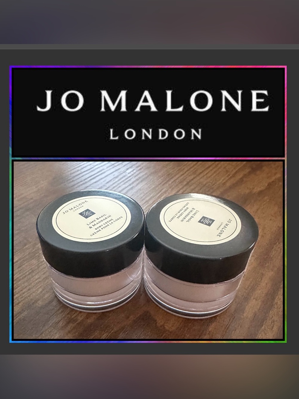 Jo Malone London  Lime Basil & Mandarin Mini Body Cream Bundle x 2